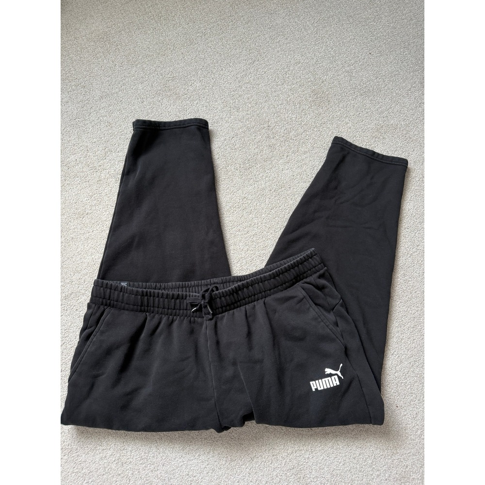 Puma Athletic Sweatpants Size XXL Black Drawstring Waist